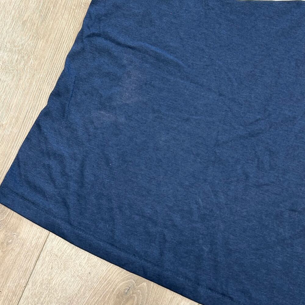 Brand New Nike Spellout Swoosh Logo Blue Navy Tank Top Tee Size Large L B22 - Picture 3 of 6